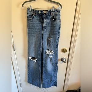 Zara Jeans with rips at knees
